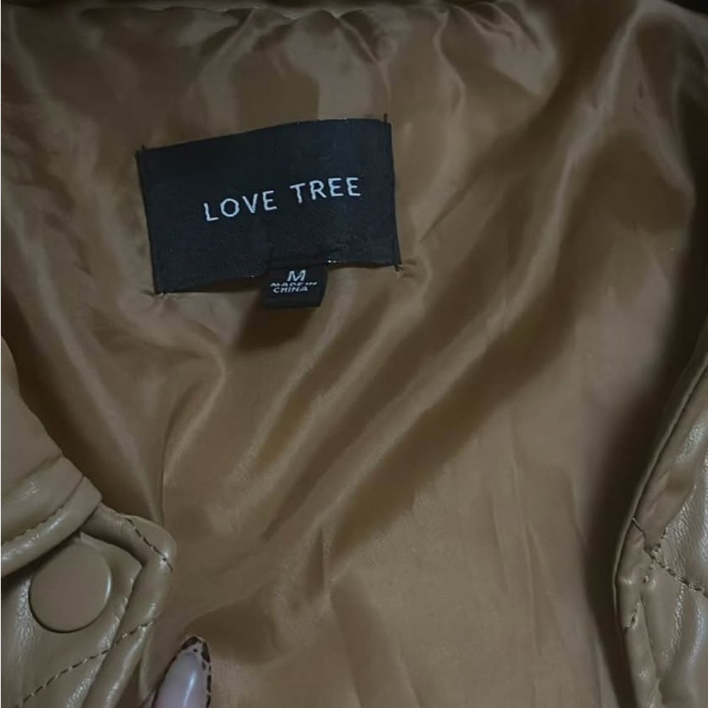 Love Tree Camel Brown Outerwear